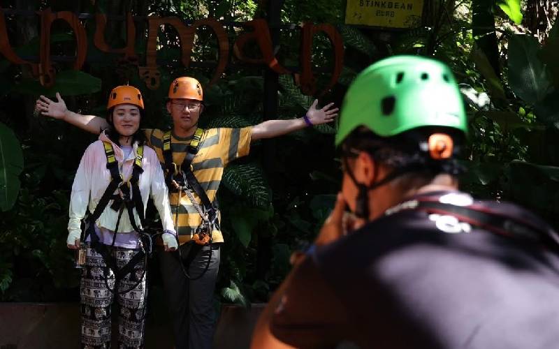 Behind the Thrills, of getting the best jungle adventure memories at Flying Hanuman.