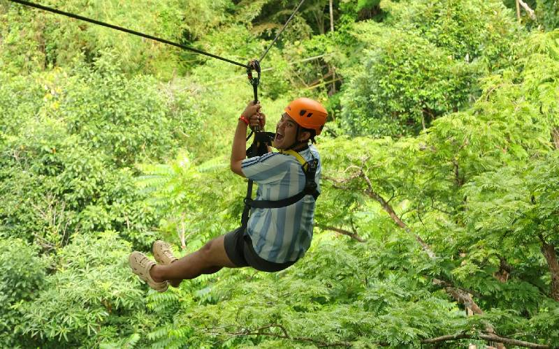 Jungle thrills on Phuket zipline at Flying Hanuman
